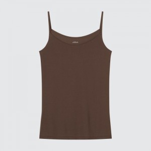 Uniqlo AIRism Camisole Damen Braun | GQYK-13087