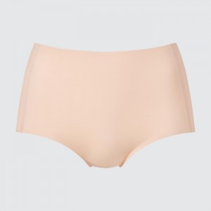 Uniqlo AIRism Ultra Seamless High-Rise Slip Damen Beige | SHND-70386