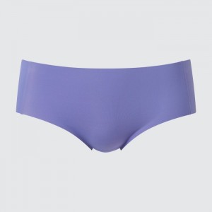 Uniqlo AIRism Ultra Seamless Hiphugger Slip Damen Blau | YNLQ-80316