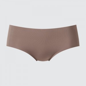 Uniqlo AIRism Ultra Seamless Hiphugger Slip Damen Braun | VJRK-83519