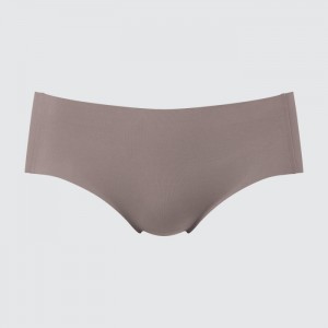 Uniqlo AIRism Ultra Seamless Hiphugger Slip Damen Braun | VZKU-43901