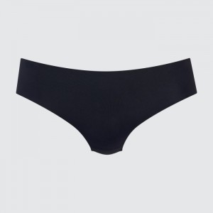 Uniqlo AIRism Ultra Seamless Regular Slip Damen Schwarz | HVSP-78409