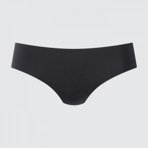 Uniqlo AIRism Ultra Seamless Regular Slip Damen Schwarz | HICA-13056