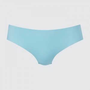 Uniqlo AIRism Ultra Seamless Regular Slip Damen Blau | QHFO-43296