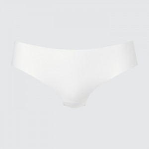 Uniqlo AIRism Ultra Seamless Regular Slip Damen Weiß | ZJYA-75681