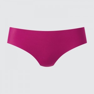 Uniqlo AIRism Ultra Seamless Regular Slip Damen Rot | QIWE-19238