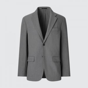 Uniqlo AirSense Jacket (Wolle Like) (Ultra Light Jacket) Blazer Damen Grau | FGED-73109