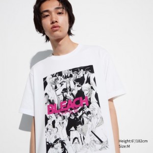 Uniqlo BLEACH: Thousand-Year Blood War UT (Kurzes-Sleeve) Graphic T Shirt Damen Weiß | SUZA-61024