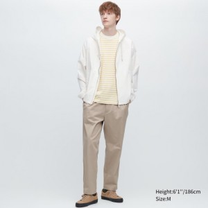 Uniqlo Baumwoll Relaxed Ankle Hose Herren Beige | PCZX-63178