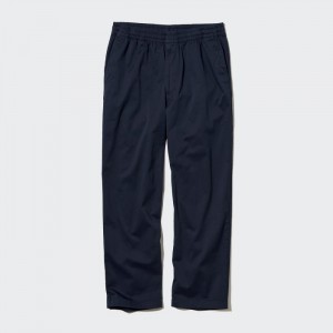 Uniqlo Baumwoll Relaxed Ankle Hose Herren Navy | REHA-03865