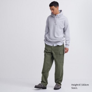 Uniqlo Cargo Hose Damen Olivgrün | EXSF-05961