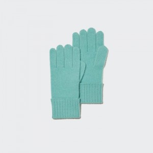 Uniqlo Cashmere Gestrickt Handschuhe Damen Grün | ZMSH-52396