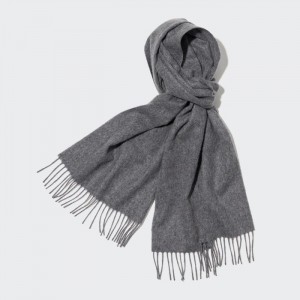 Uniqlo Cashmere Schals Damen Grau | EXJB-52108