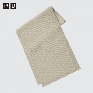 Uniqlo Chunky Stole Schals Damen Natural | MSBL-28734