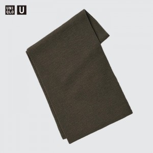 Uniqlo Chunky Stole Schals Damen Olivgrün | PDKI-14679