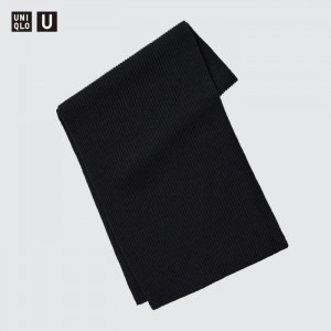 Uniqlo Chunky Stole Schals Damen Schwarz | GMYE-63581