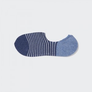 Uniqlo Gestreift Low-Cut Socken Herren Blau | ANXL-61489