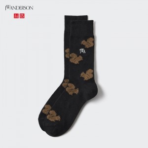 Uniqlo HEATTECH Anti-Odor Socken Damen Schwarz | XQGE-08241