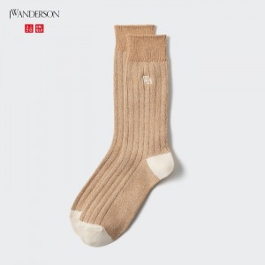 Uniqlo HEATTECH Anti-Odor Socks Accessoires Herren Beige | HBAF-73296