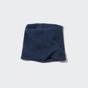 Uniqlo HEATTECH Neck Gaiter Schals Herren Blau | COFH-23705