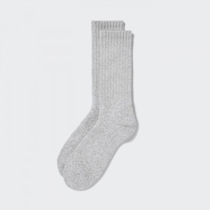 Uniqlo HEATTECH Pile-Gefütterte Socken Herren Grau | SIDL-16039