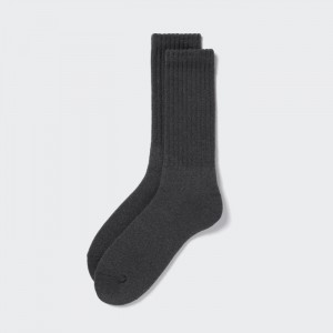 Uniqlo HEATTECH Pile-Gefütterte Socken Herren Dunkelgrau | BCGS-27450