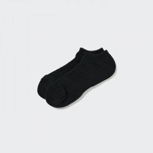 Uniqlo HEATTECH Pile Kurzes Socken Herren Schwarz | LSIH-58026