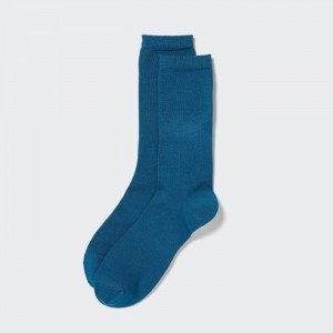 Uniqlo HEATTECH Socken Damen Blau | IRBH-15789