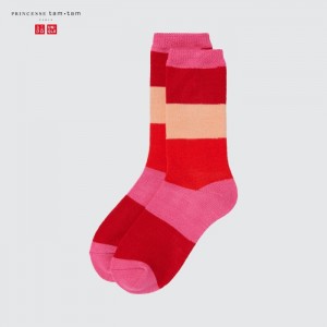 Uniqlo HEATTECH Socken Damen Rosa | OWLV-30675