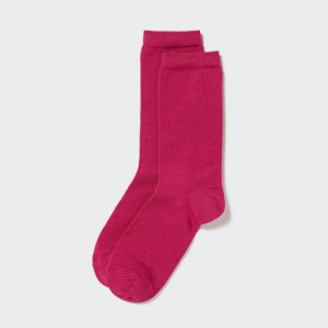 Uniqlo HEATTECH Socken Damen Rosa | WHMQ-37028