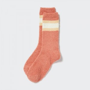 Uniqlo HEATTECH Soft Fluffy Socken Damen Orange | AUXV-05934