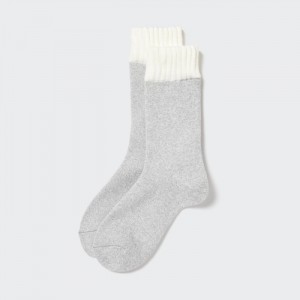 Uniqlo HEATTECH Soft Pile Socken Herren Grau | FSKY-78309