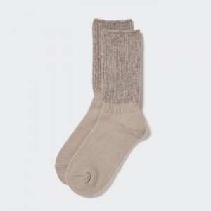 Uniqlo HEATTECH Souffle Socken Damen Beige | LSZI-35608