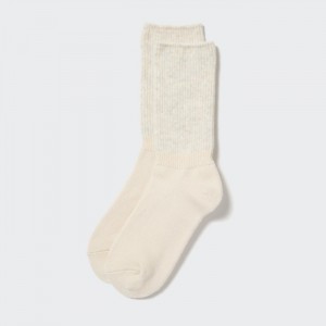 Uniqlo HEATTECH Souffle Socken Damen Natural | PYZS-01639