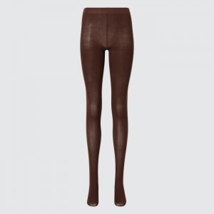 Uniqlo HEATTECH Tights Damen Braun | DOKJ-56021