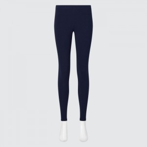 Uniqlo HEATTECH Ultra Warm Leggings Damen Navy | NMLG-29316