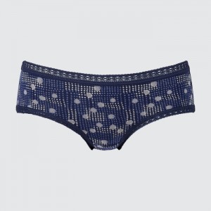 Uniqlo Hip Huggers Slip Damen Navy | UCPG-24813