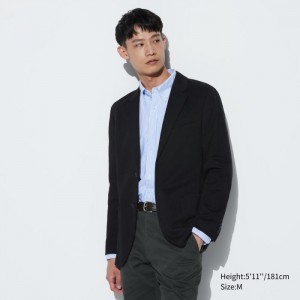 Uniqlo Kompfort Jacket Blazer Herren Schwarz | ZFNK-94086