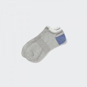 Uniqlo Layered Kurzes Socken Herren Grau | OTZR-43801