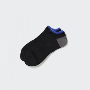 Uniqlo Layered Kurzes Socken Herren Schwarz | GWEI-57860