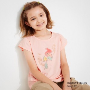 Uniqlo MAGIC FOR ALL FOREVER UT (Kurzes-Sleeve) Graphic T Shirt Kinder Rosa | CJDQ-97320