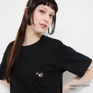 Uniqlo MAGIC FOR ALL FOREVER UT (Kurzes-Sleeve) Graphic T Shirt Damen Schwarz | UJHZ-15798