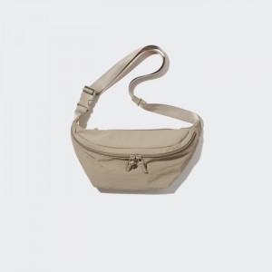 Uniqlo Nylon Crossbody Bag Taschen Herren Beige | PLTS-94357