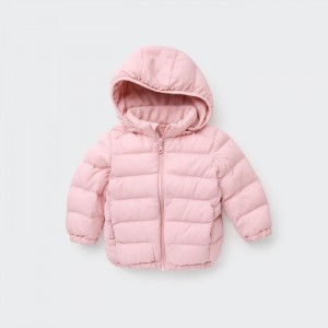 Uniqlo PUFFTECH Light Washable Full-Zip (Warm Gepolstert) Parka Baby Rosa | KQLR-87104