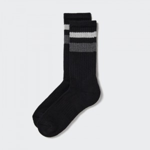 Uniqlo Pile Gefütterte Socken Herren Schwarz | JDNY-89403