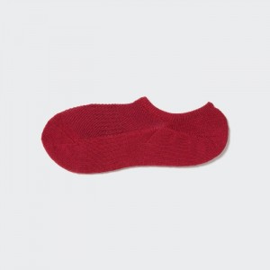 Uniqlo Pile Low-Cut Socken Herren Rot | PRTX-17694