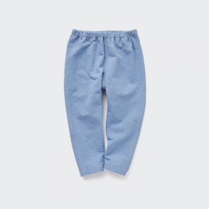 Uniqlo Relaxed-Fit (Denim-Like) Leggings Baby Blau | TWNQ-01587