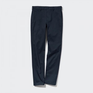 Uniqlo Slim-Fit Chino Hose Herren Navy | OJSI-03856