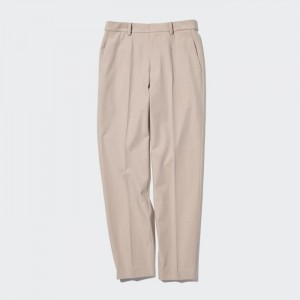 Uniqlo Smart Ankle (2-Way Stretch) Hose Damen Beige | RMDI-74031