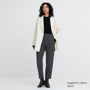 Uniqlo Smart Brushed Ankle Hose Damen Dunkelgrau | TJXO-20543